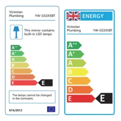 Brooklyn 390 X 500mm Battery Operated Illuminated LED Mirror -Shower Essence gs3x5bt d2n