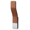 Asquiths Sliver/Teak Single Tube Magnetic Robe Hook -Shower Essence hed3031 l