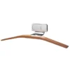 Asquiths Sliver/Teak Single Tube Magnetic Hanger -Shower Essence hed3032 l