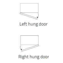 Miller - Traditional 1903 Arched Mirror Cabinet -Shower Essence hinged ln