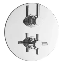 Hudson Reed Tec Twin Concealed Thermostatic Shower Valve -Shower Essence hudsonreedtectwinconcealedthermostaticshowervalvea3098l