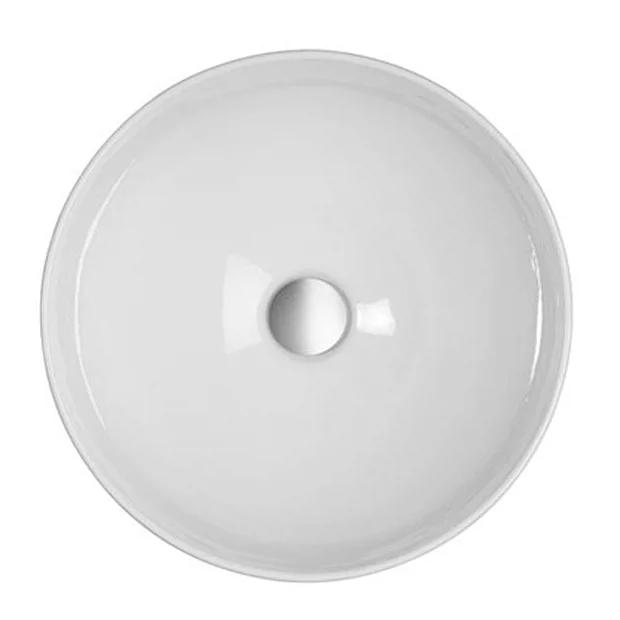 Crosswater Nepi 400mm Inset Basin Gloss White 3 Crosswater Nepi 400mm Inset Basin Gloss White