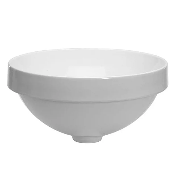 Crosswater Nepi 400mm Inset Basin Gloss White 4 Crosswater Nepi 400mm Inset Basin Gloss White - Image 2