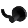 Arezzo Industrial Style Matt Black Single Robe Hook -Shower Essence isblkh l