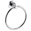 Arezzo Industrial Style Chrome Round Towel Ring -Shower Essence ischrtr d2