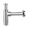 Ideal Standard I.Life A 1TH Wall Hung Basin + Chrome Bottle Trap -Shower Essence isil45wh d4