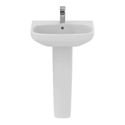 Ideal Standard I.Life A 1TH Washbasin + Full Pedestal -Shower Essence isila55fp d3