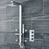 Nuie Square Triple Concealed Thermostatic Shower Valve With Diverter -Shower Essence jty311 d1