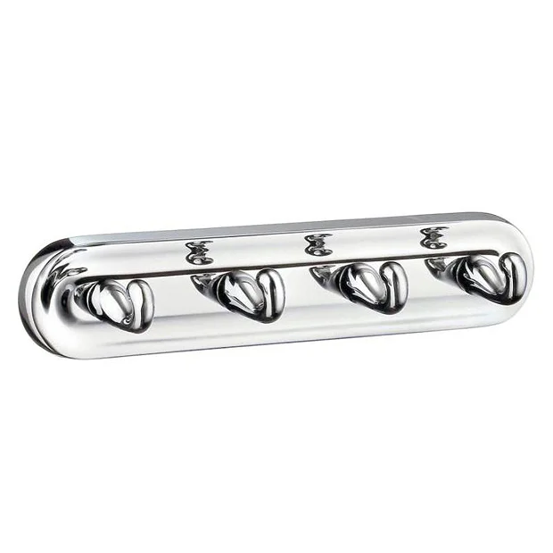 Smedbo Villa Quadruple Towel Hook - Polished Chrome 3 Smedbo Villa Quadruple Towel Hook - Polished Chrome