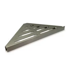 Genesis Brushed Finish Stainless Steel Reversible Shower Shelf -Shower Essence kbrev.102 l