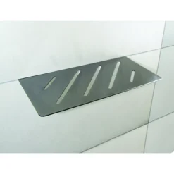 Genesis Brushed Stainless Steel Tile-In Shower Shelf