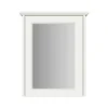 Heritage Caversham Single Door Mirror Wall Cabinet - Chantilly