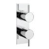 Crosswater - Kai Lever Concealed Thermostatic Shower Valve With Slim Backplate -Shower Essence kl1000rcvs l