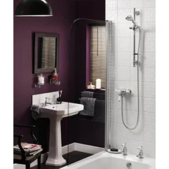 Bristan Colonial2 Thermostatic Surface Mounted Shower Valve + Adjustable Riser -Shower Essence kn2shxarc d1