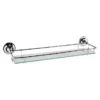 Hudson Reed Traditional Chrome Glass Gallery Shelf -Shower Essence lh305 l1
