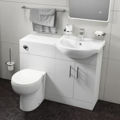 Lilly Modern Round Soap Dish & Holder - Chrome