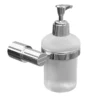 Lilly Modern Soap Dispenser & Holder - Chrome 2 Lilly Modern Soap Dispenser & Holder - Chrome -Shower Essence lly010 l