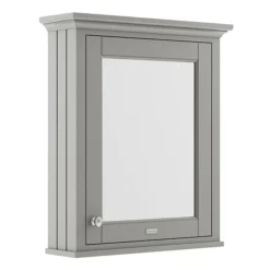 Old London 600mm Mirror Cabinet - Storm Grey