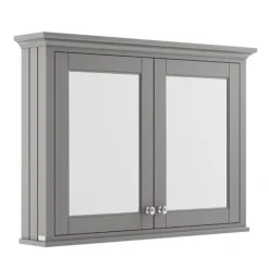 Old London 1050mm Mirror Cabinet - Storm Grey