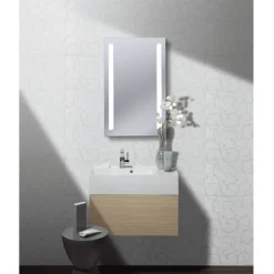 Crosswater - Elite 50 LED Back Lit Mirror With Demister Pad -Shower Essence me8040b d2