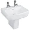RAK Metropolitan 52cm Basin + Half Pedestal