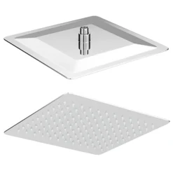 Featured Products 15 Milan Modern Square Thermostatic Shower (300 X 300mm Head - Chrome)