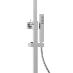 Milan Deluxe Cool Touch Square Thermostatic Shower (300 X 300mm Head - Chrome) -Shower Essence mil2ct d2