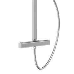 Milan Deluxe Cool Touch Square Thermostatic Shower (300 X 300mm Head - Chrome) -Shower Essence mil2ct d3