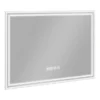 Toreno 700x500mm LED Illuminated Mirror Inc. Anti-Fog, Digital Clock & Touch Sensor