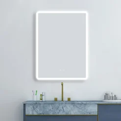 Toreno 800 X 600mm LED Illuminated Bluetooth Mirror Inc. Touch Sensor + Anti-Fog -Shower Essence mir012 d3