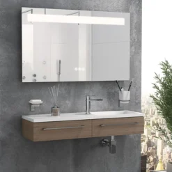 Toreno 1200 X 600mm Landscape LED Back-lit Bluetooth Mirror Inc. Touch Sensor + Anti-Fog -Shower Essence mir021newd2