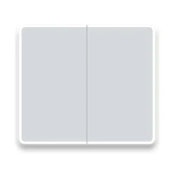 Toreno 700 X 800mm LED Illuminated 2-Door Mirror Cabinet With Motion Sensor, Shaving Socket & Anti-Fog -Shower Essence mir402 d1