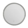 Heritage Newick Chrome 590mm Illuminated Circular Mirror With Demister Pad -Shower Essence mnec590 d1