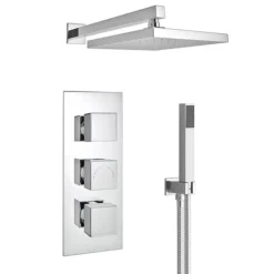 Milan Concealed Shower Package With Head + Handset -Shower Essence mshrpcknd1