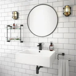 Milton 600 X 460 Wall Hung Rectangular Basin (1 Tap Hole)