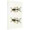 Bristan - 1901 Thermostatic Recessed Dual Control Shower Valve With Integral Diverter - Gold -Shower Essence n2shcdivg l