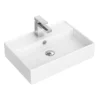 Hudson Reed Rectangular 500 X 350mm Countertop Vessel Basin 1 Hudson Reed Rectangular 500 X 350mm Countertop Vessel Basin -Shower Essence nbv178nl