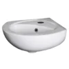 Nuie Corner Wall Hung Basin - 1 Tap Hole -Shower Essence ncu862d1