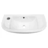 Nile Compact 455 X 205mmm Wall Hung Cloakroom Basin 2 Nile Compact 455 X 205mmm Wall Hung Cloakroom Basin -Shower Essence nil455 d2