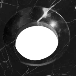 Nero Margiua 430mm Round Marble Basin 0TH -Shower Essence nm001 d2
