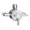 Orion Square Dual Concealed Thermostatic Shower Valve - Chrome -Shower Essence oriondualconcealedthermostaticshowervalvedetail1