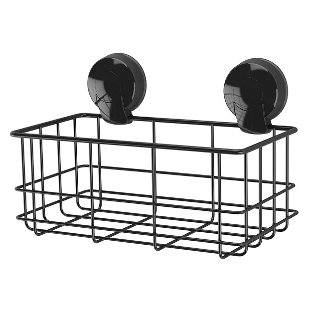Orion SuctionLoc Black Bottle Shower Basket 4 Orion SuctionLoc Black Bottle Shower Basket - Image 2