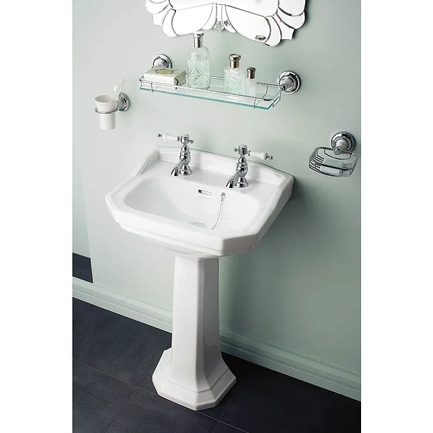 Heritage - Granley Cloakroom Basin & Pedestal 3 Heritage - Granley Cloakroom Basin & Pedestal