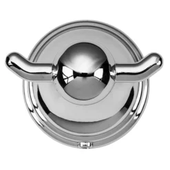 Croydex - Westminster Double Robe Hook -Shower Essence qm201741ai3