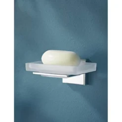 Croydex Cheadle Flexi-Fix Soap Dish & Holder -Shower Essence qm511941 d1