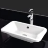 RAK Chameleon 560mm Counter Top Basin With Chrome Overflow Kit