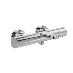 Villeroy & Boch Villeroy And Boch Universal Wall Mounted Round Thermostatic Bath Shower Mixer Valve - Chrome