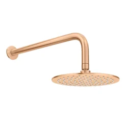 Arezzo Brushed Bronze Round Thermostatic Shower Pack With Head + Handset -Shower Essence rd4bzpk d3