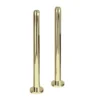 Burlington Riviera Art Deco Gold Standpipes For Freestanding Bath Taps -Shower Essence riv15gold l