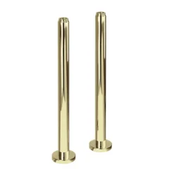 Burlington Riviera Art Deco Gold Standpipes For Freestanding Bath Taps
